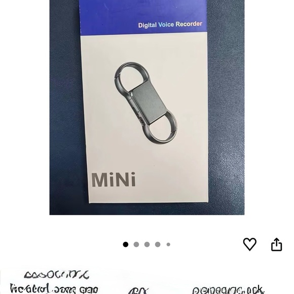Mini Digital Voice Recorder - Black